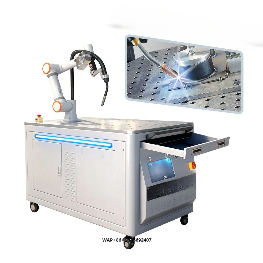 6-Axis Collaborative Robot Industrial Robotic Arm Portable Mobile Welding Trolley