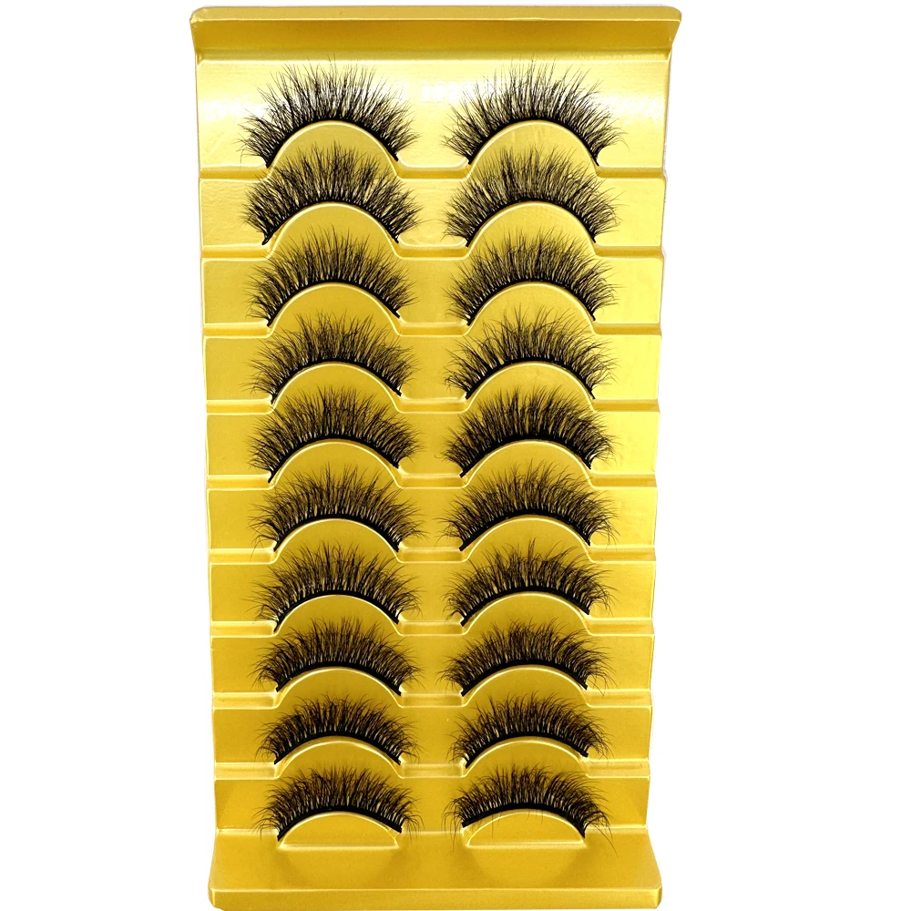 38 Stile 10 Paar Natürliche Lange 3D Nerz Falsche Wimpern Make-up-Set Nerz-Wimpernverlängerung Kurze Wimpern – Detail 14
