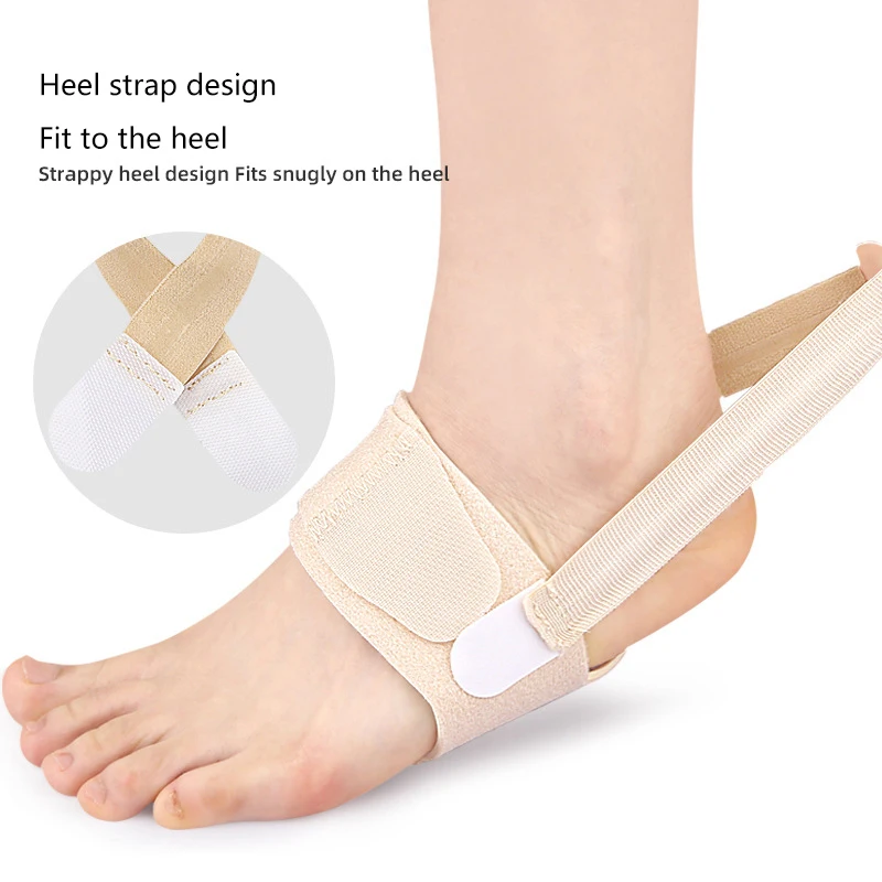 แผ่นรองส้นเท้า1คู่เบาะรองหมอนรองโค้งที่มองไม่เห็นเบาะโค้งไม่ลื่นถุงเท้านวดเท้า