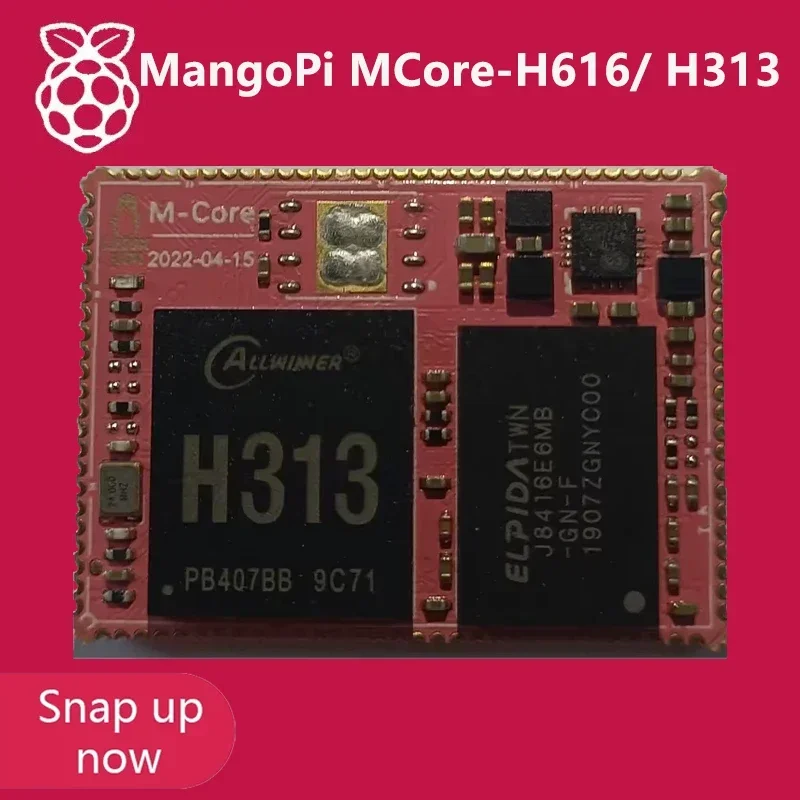 MangoPi-placa MCore-H616/ H313 Quad-Core A53, almacenamiento supergrande, 1GB, 512MB