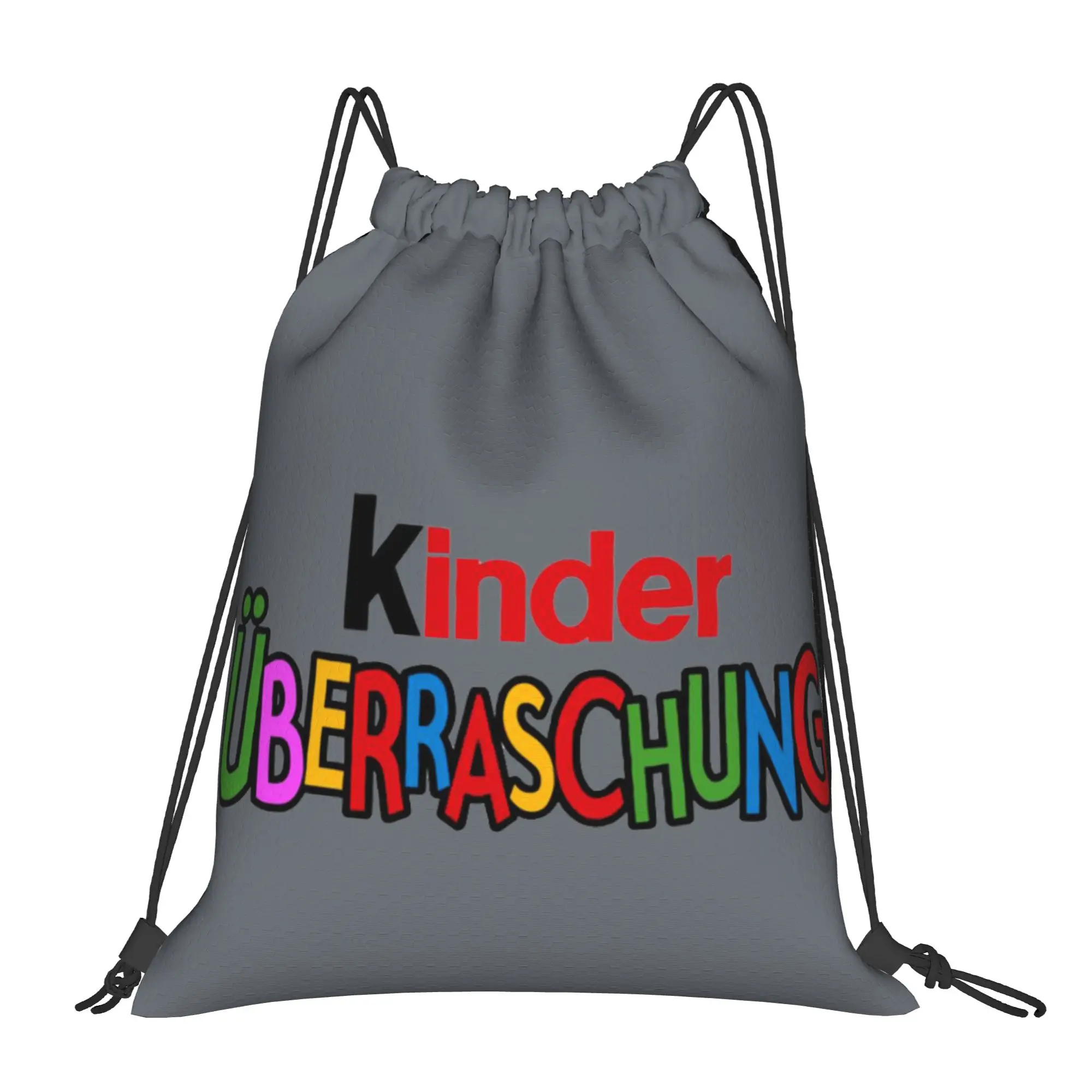 Kinder Bueno 12 kinder  Portable Sports Drawstring Backpack Riding Backpack Gym Clothes Drawstring Bags