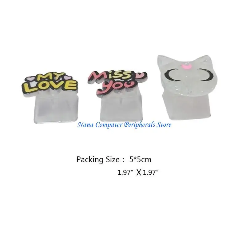 f68cかわいいキーキャップ漫画ハンドメイドメカニカルキーボードキャップアクセサリーパーソナライズされたカスタムピンクのABSキーキャップ交換