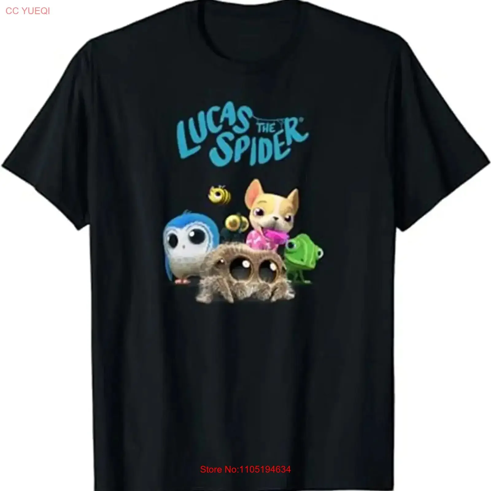 Lucas the Spider Friends T Shirt All Size vintage Washed Slightly Unisex Versatile homme Casual streetwear