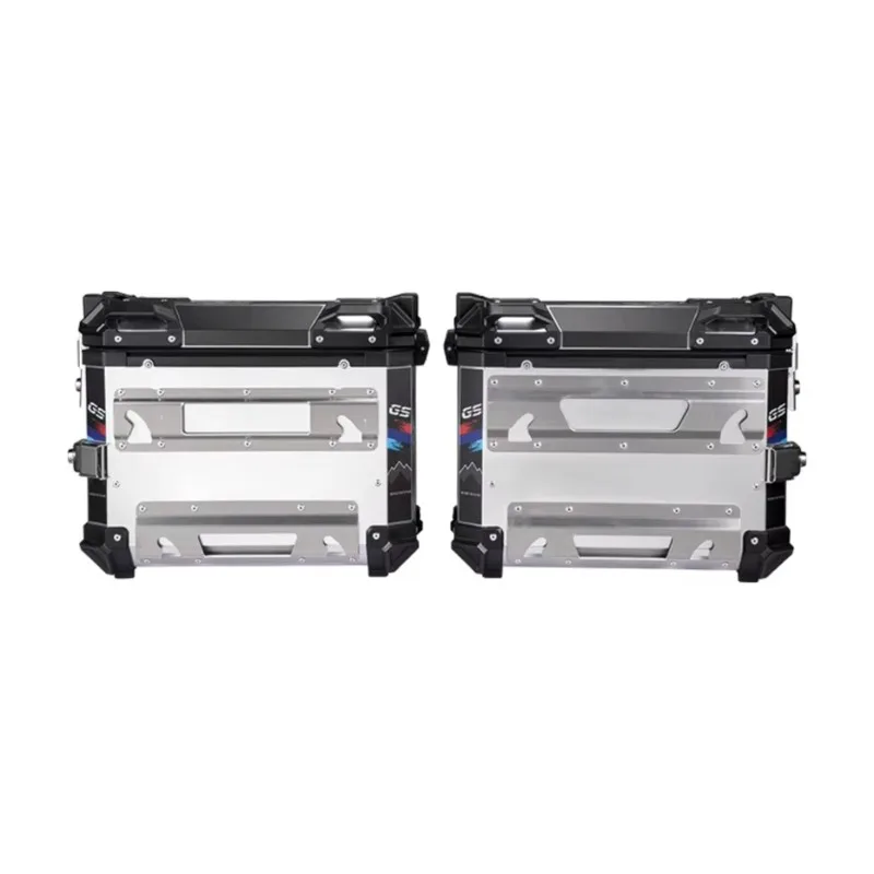 Adventure Motorcycle Side Boxes 38LAluminum Alloy LSuitable for Camping Equipment Motorcycle Trunk 3