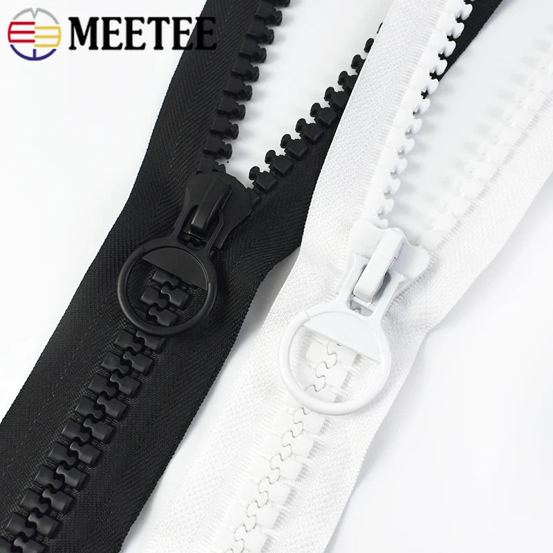 20# 60-800cm Extra Large Resin Zippers Open-End Jacket Zipper for Sewing Oversized Long Zip Pocket Tent Instant Zips Repair Kit
