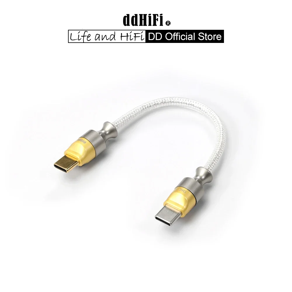 DD ddHiFi TC05 M2 USB-C 2.0 to USB-C OTG Decoding Data Cable, Reversed Usage Can Be Used for Emergency Charging