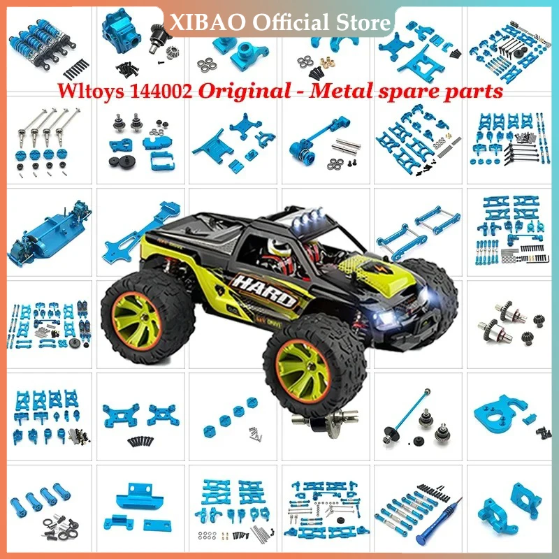 

Wltoys 144001 144002 144010 124017 124019 металлическая передняя и задняя Противоударная башня Радиоуправляемая машина обновленные детали аксессуары автомобильные аксессуары