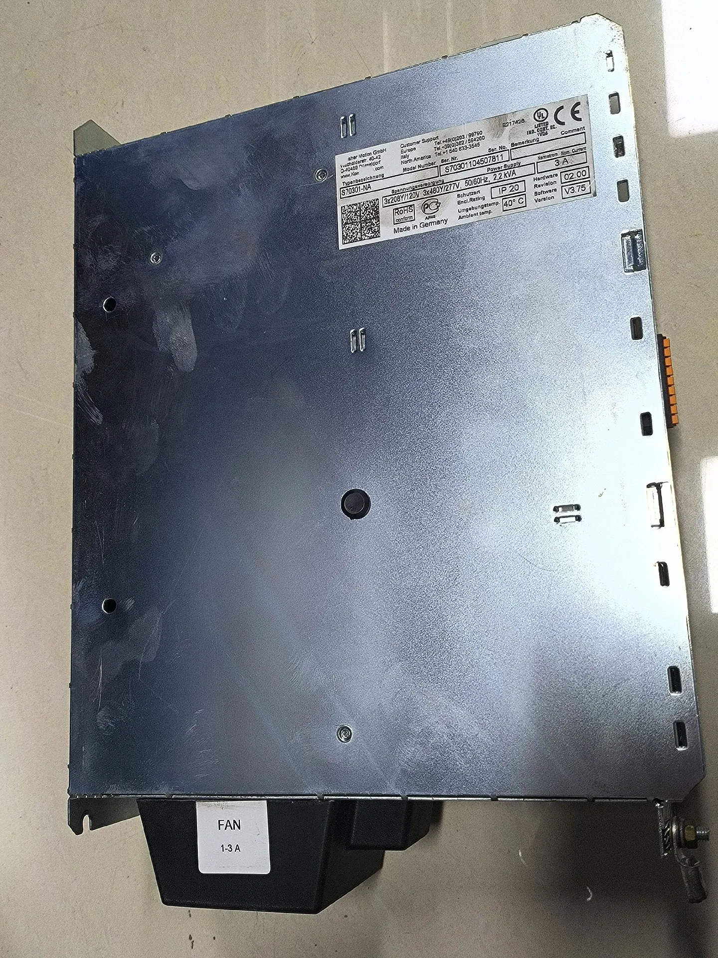 Сервопривод S70301-NA для Danaher S70301-NA