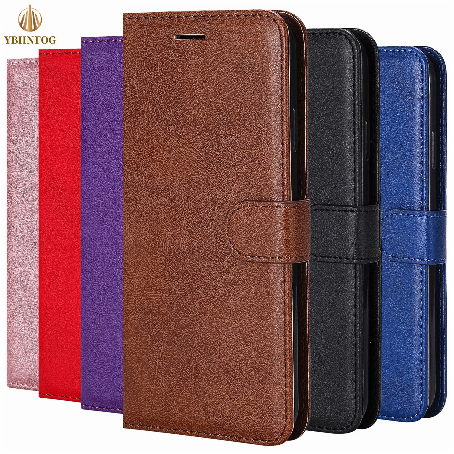 Ultra Thin Leather Wallet Case For Moto G7 G 5G Plus G8 Power Lite G9 Play G Power 2021 Holder Flip Phone Bags Cover