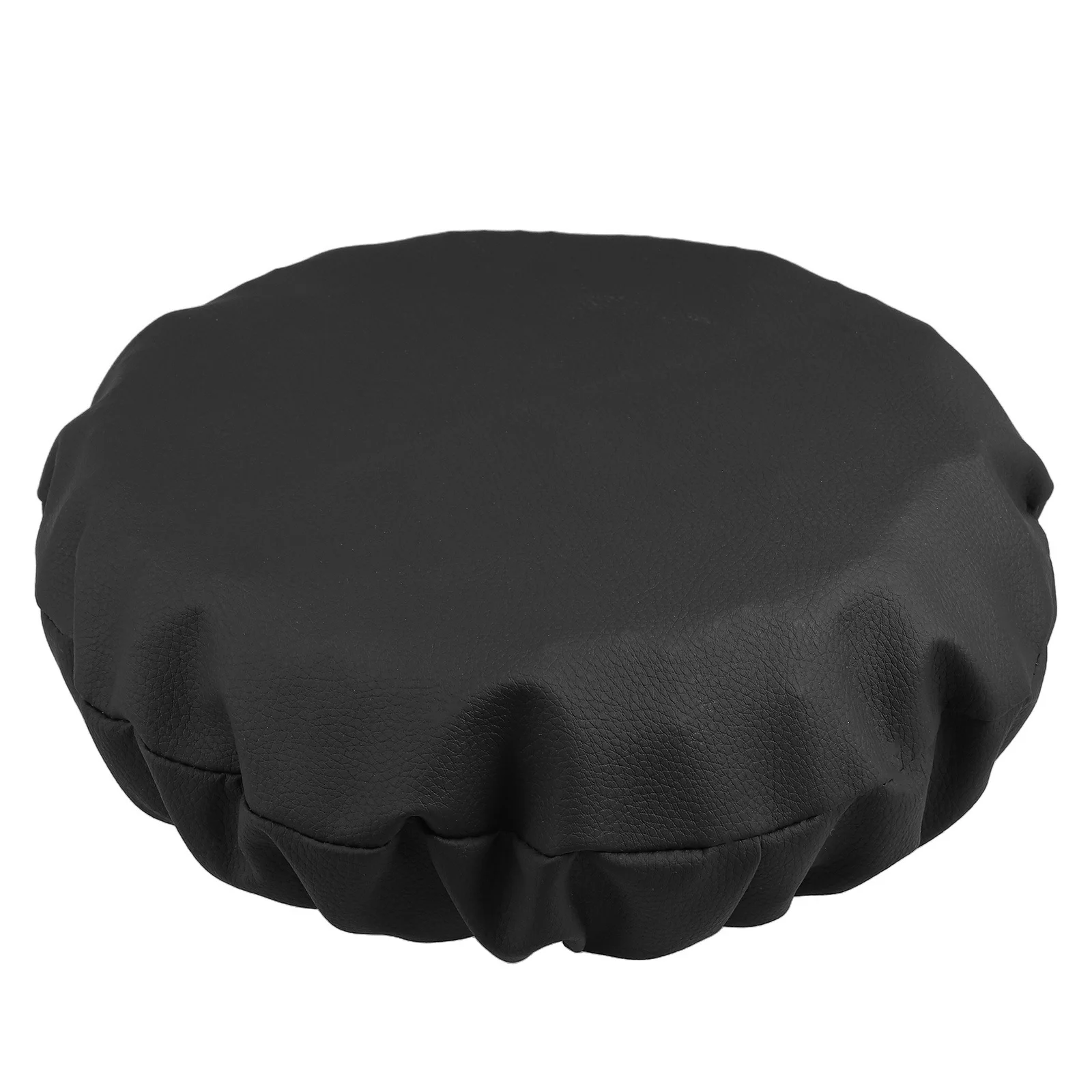 

Heavy Duty Chair Slip Cover Round Seat Protector for Bar Stools Kitchen Vanity Stool Repair Part Black Stool Cushions Round