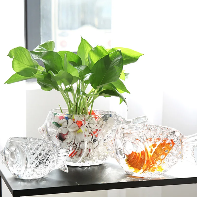 Simple and Creative Transparent Glass Vase Flower Arrangement Plant Green Straw Hydroponic Container Tabletop Decoration