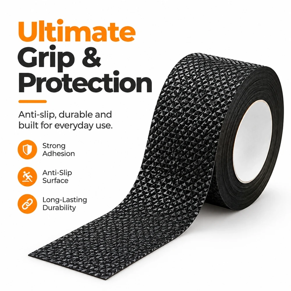 Sneaker Protector - เทปกาวกันลื่นพื้นรองเท้าลายเพชรทนทาน 1 ม้วน สำหรับป้องกันรองเท้าผ้าใบ รองเท้าบูทหนัง ของขวัญวันหยุด