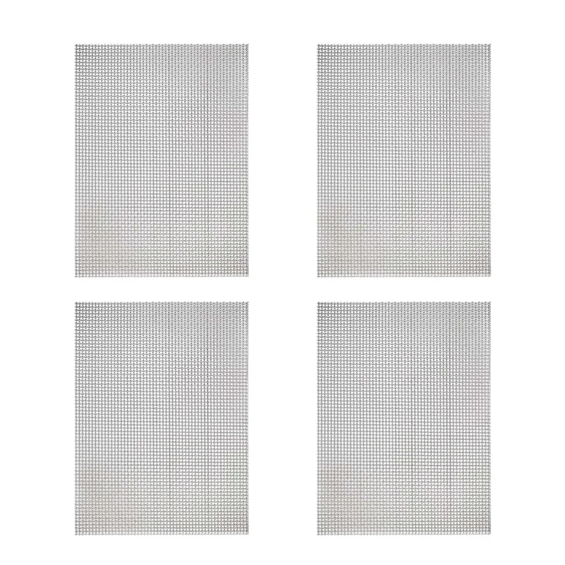 ABLK 4 шт. 21 см x 30 см серебряная проволочная сетка прочные металлические сетчатые листы для проектов DIY нержавеющая сталь 304 сетчатый экран без ржавчины