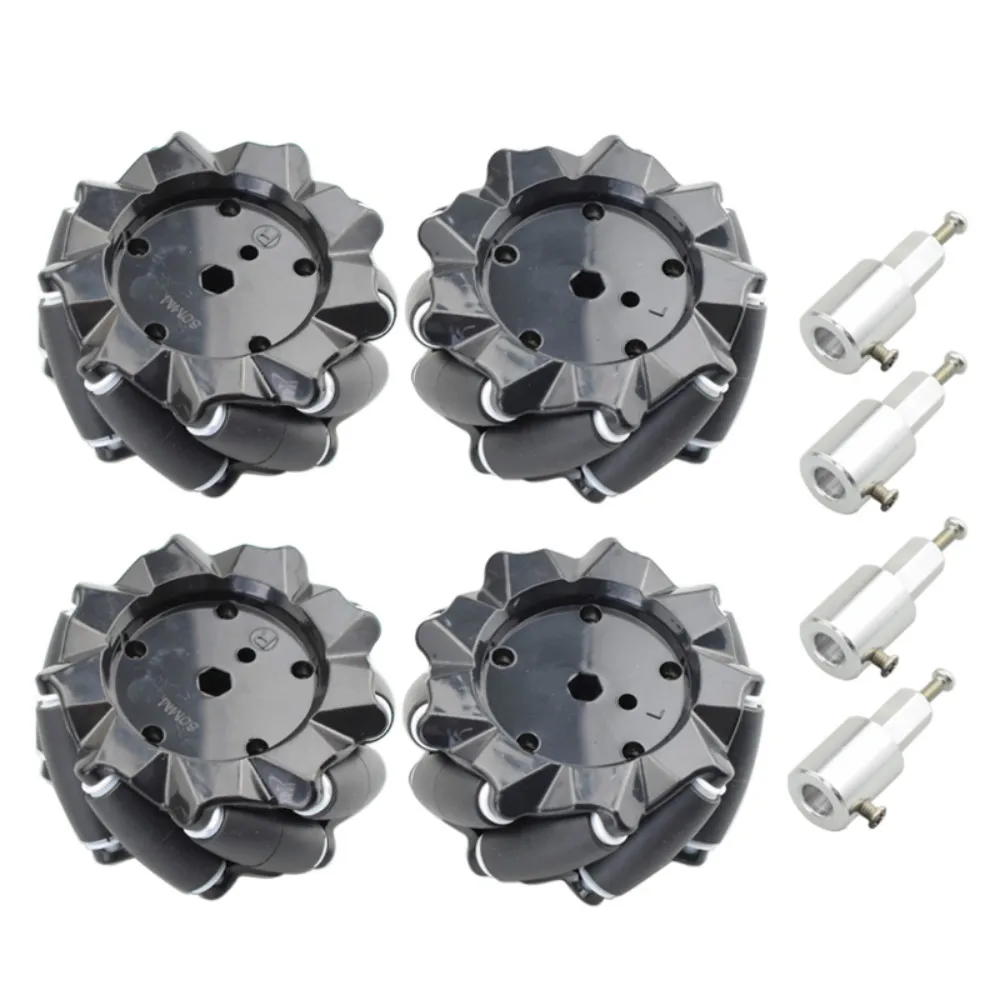 Picture 4: Double Plate 15KG Load 4WD Omni Mecanum Wheel Car Kit with 4pcs Speed Encoder Motor for Arduino Raspberry Pi ROS Robot