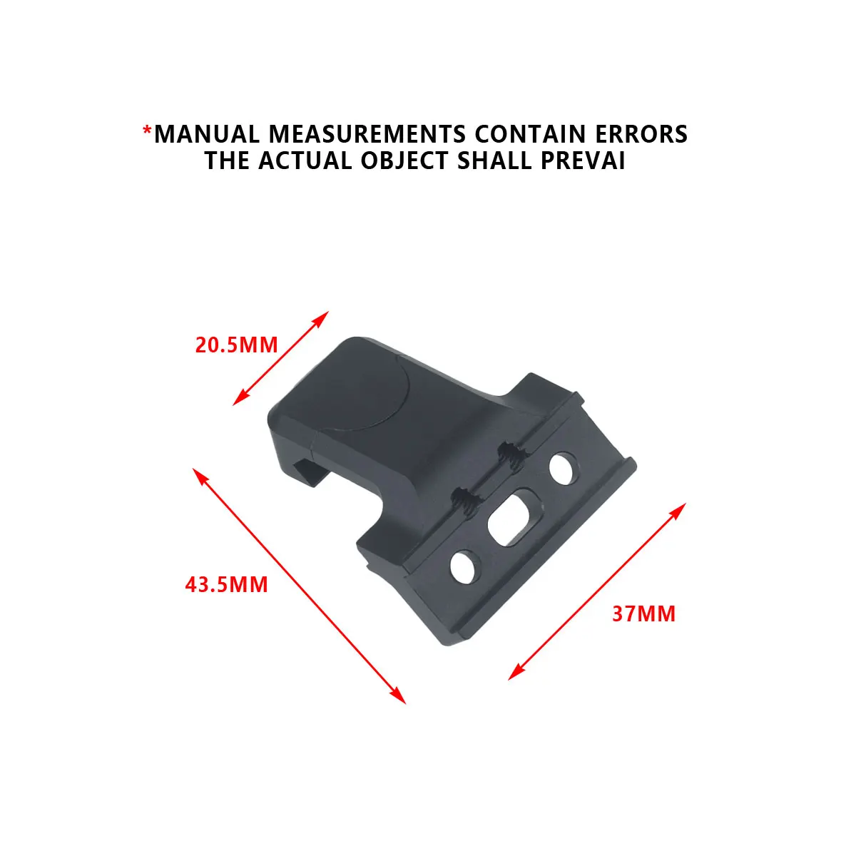 Tactical ARIS Series Surefire M300 M600 Offset Scout Mount Fit 20mm Ml-k Keymod SMR Rail Base for M600B M951 M620 Flashlight