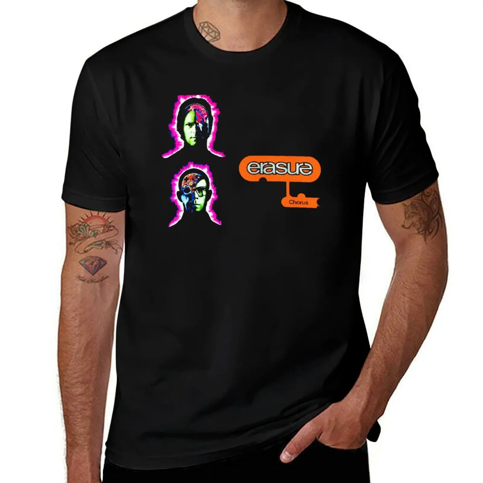 Erasure - Chorus T-Shirt Daily Wear Plain Short Sleeve Shirt T-Shirt