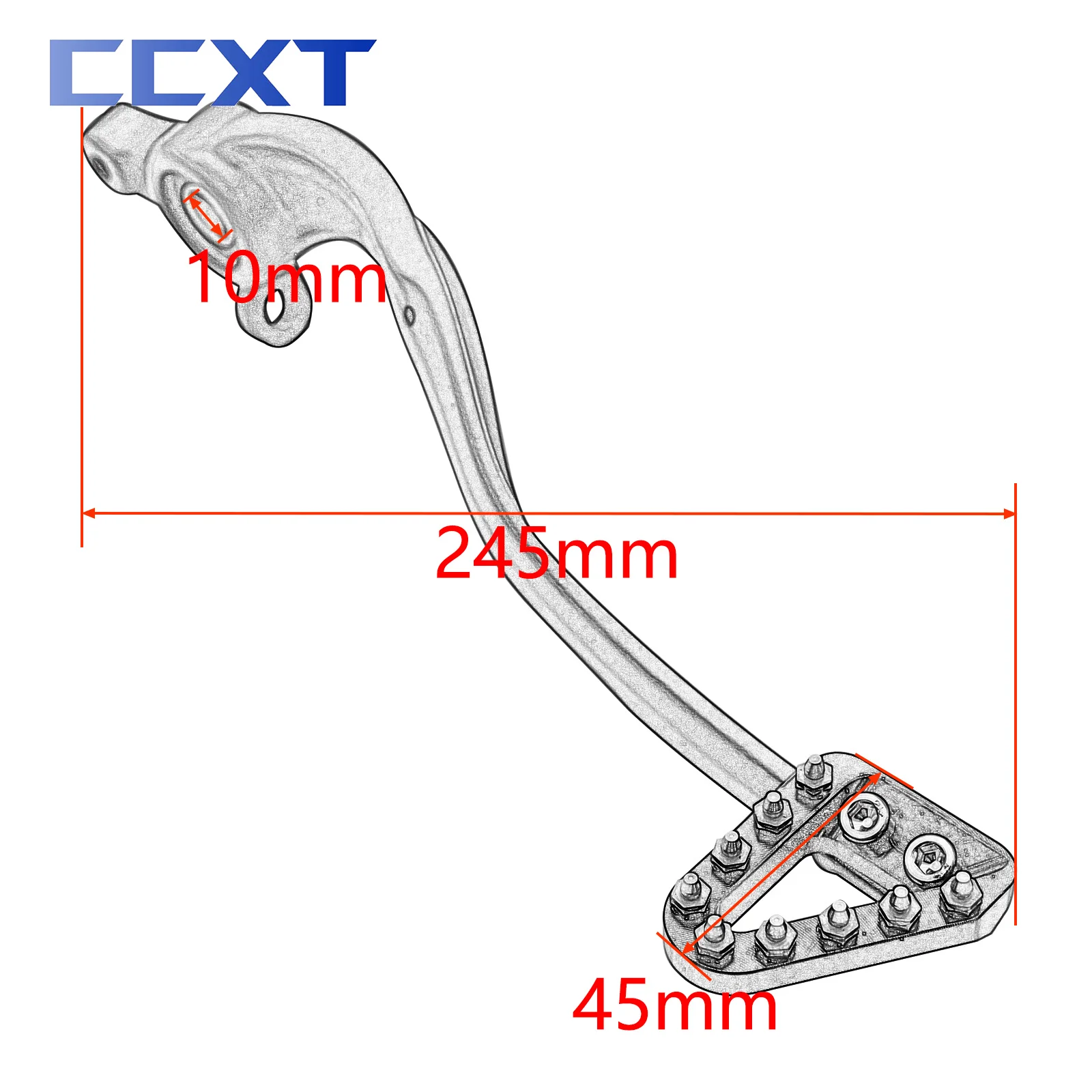 Motorcycle Rear Brake Lever Pedal Foot Rod For Husqvarna TC TX TE FE FX FC For KTM EXC EXCF XC XCF SX SXF 2017-2022 Universal