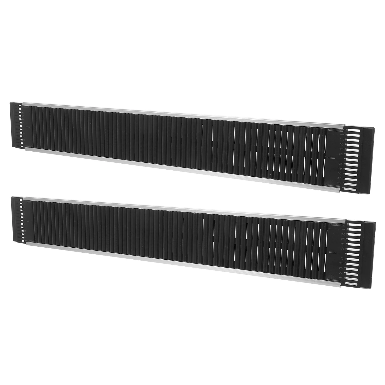 

2pcs Drink Dispenser Shelf Pusher Glide: Space-Saving Refrigerator Slide For Bottles Cans Automatic Replenishment Low Noise Easy