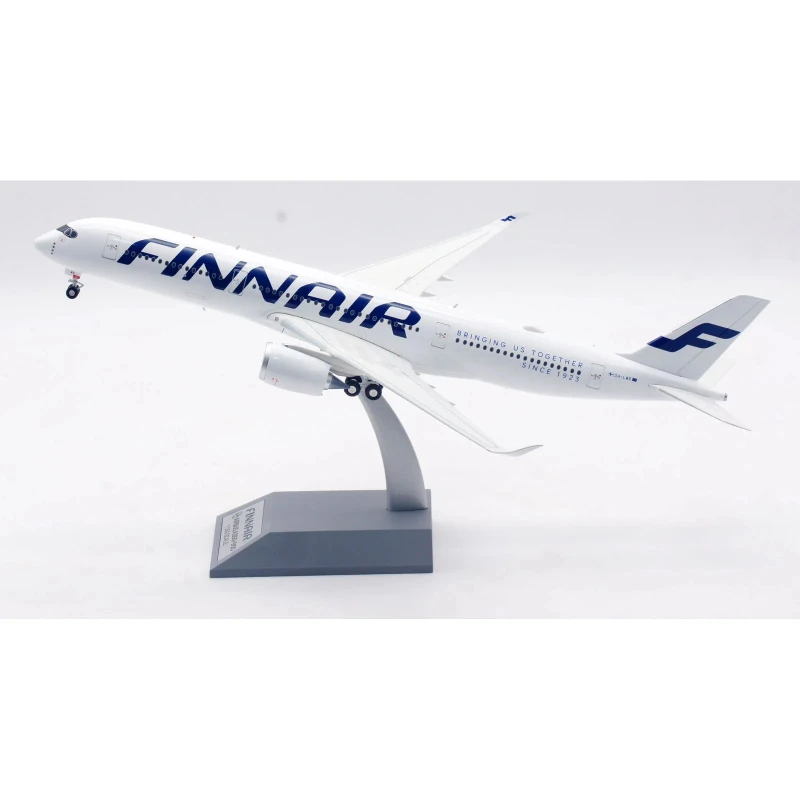 1:200 Diecast Alloy Plane INFLIGHT Finnair Airbus A350-900 Aircraft Jet Model OH-LWR With Stand Collection Display Gifts Fans