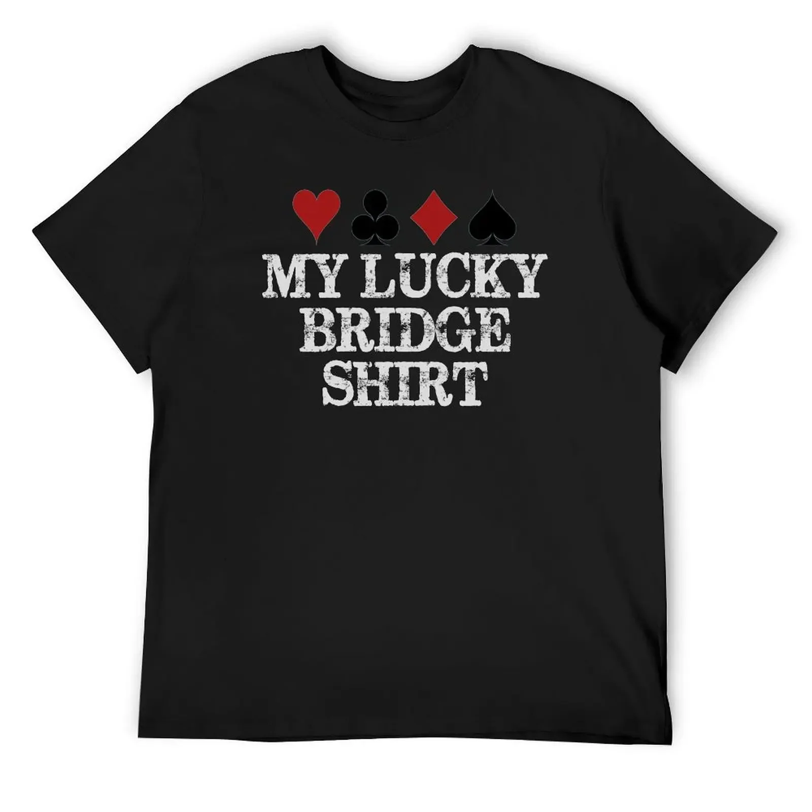 Bridge Player Gifts - My Lucky Bridge Shirt - Funny Gift Ideas for Bridge Players & Card Lovers T-Shirt