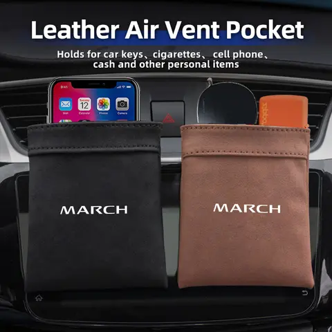 Car Air Outlet Storage Bag Dashboard Organizer For Nissan MARCH Qashqai Juke X-Trail Patrol Navara Tiida Micra Almer Accessories 10 best sales nissan juke 2012 - №3