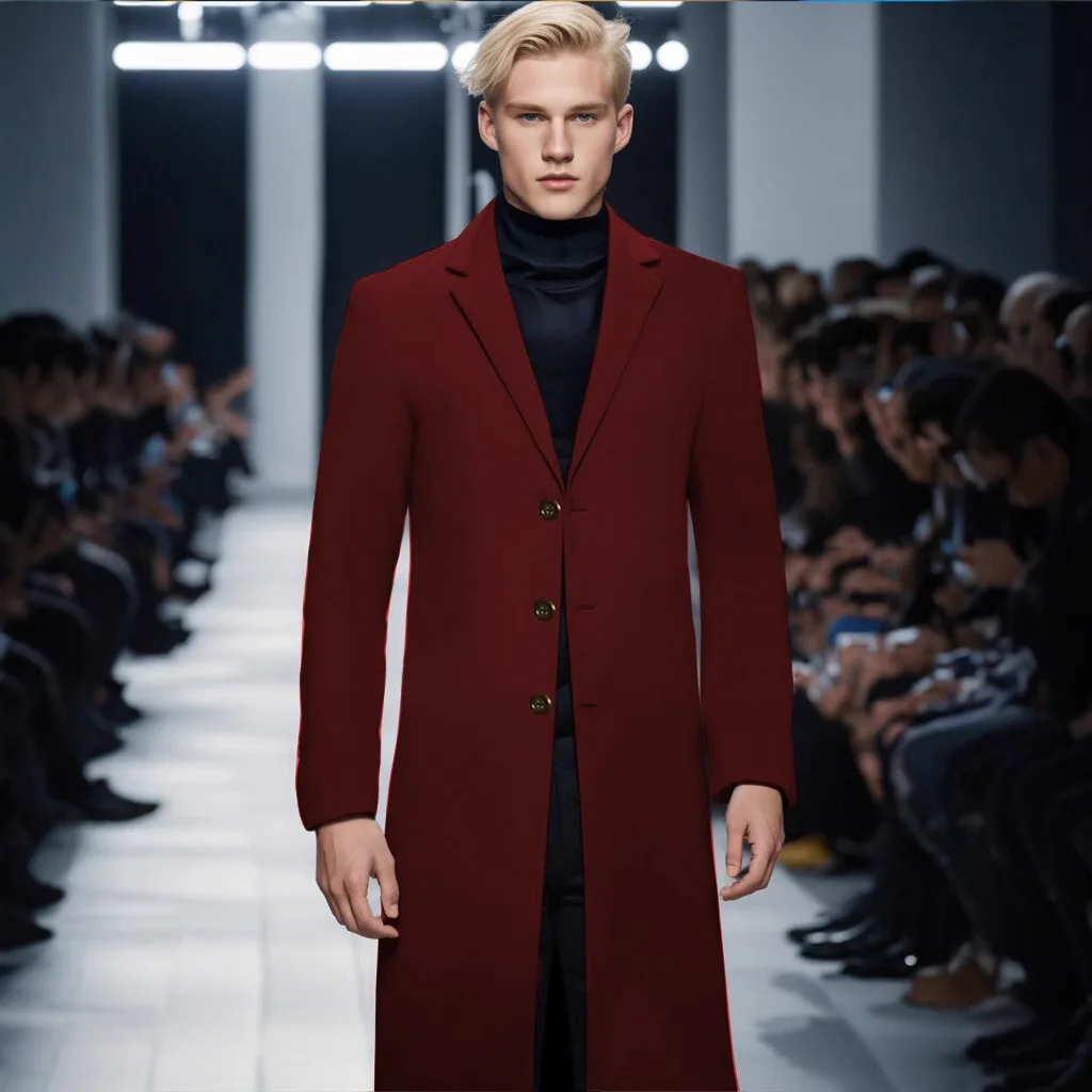 

Облегающая шерстяная куртка, модный повседневный длинный плащ, размер, модное пальто, плащ