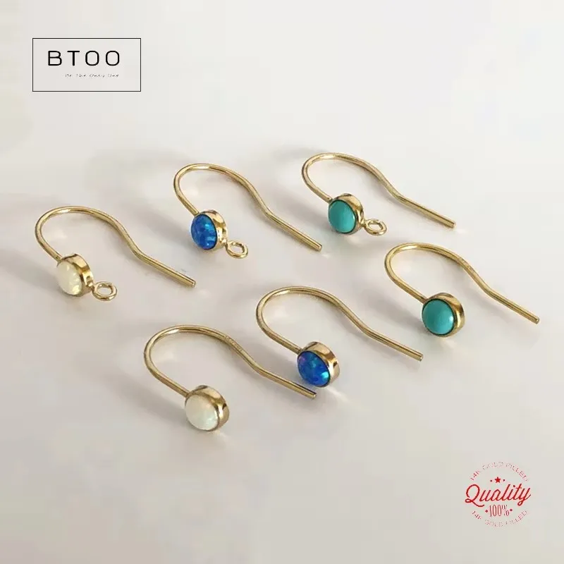 14k Gold Filled Opal Earrings October Birthstone Jewelry for Women Gold Earrings Personalized Gift