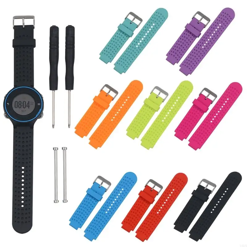 Y88b Watch Bands Силиконовые часы для Forerunner230/235/630/735 Запчасти для ремонта часов
