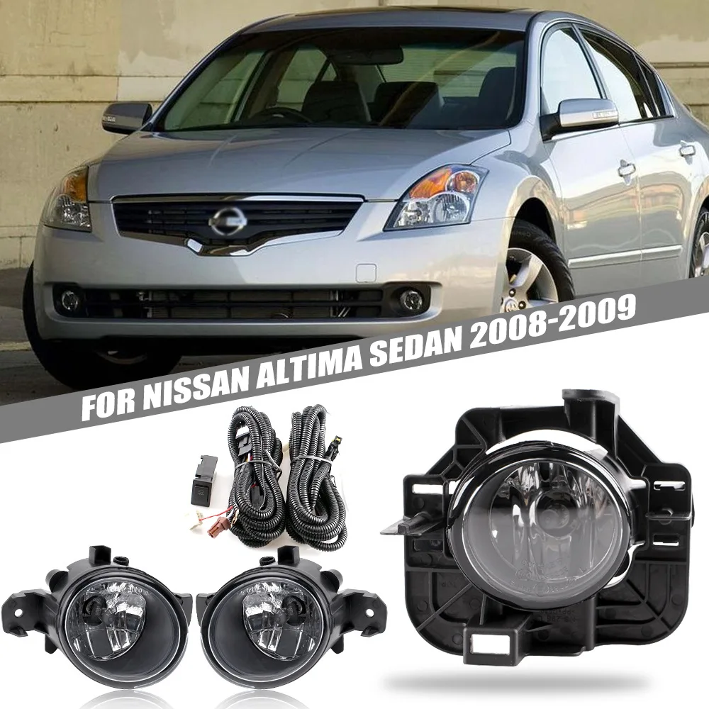 

Обновление противотуманной фары переднего бампера для Nissan Altima седан 2008-2009, версия, дополнительный переключатель противотуманных фар + проводка