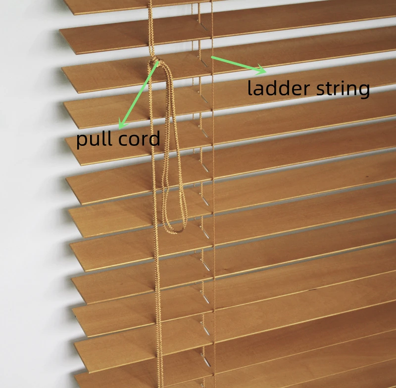 2mm Pull Cord For 50mm  Wooden Venetian Blinds Timber Blinds Cord Window Blinds Accessories