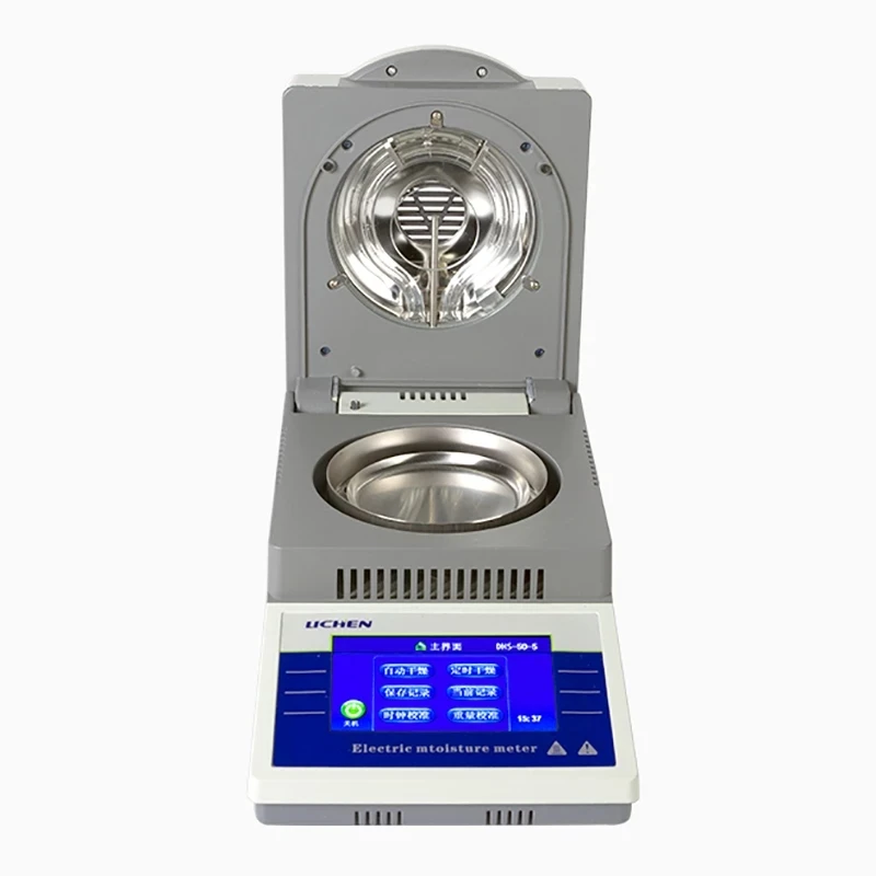 5 Inch Rapid Moisture Analyzer LCD Measuring Instrument Moisture Tester Tea Water Wood Corn Grain Halogen