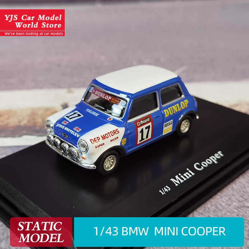 

Cararama 1:43 for BMW Mini Cooper Alloy car model collection display gift for friends and relatives