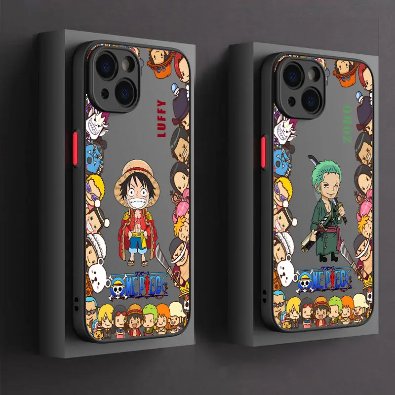 Cartoon O-One Anime Pieces Phone Case For iPhone 18 17 16 15 Pro Max Case 14 13 12 11 18 Pro Max 16e 17e Air XS X 7 8 Plus Cover