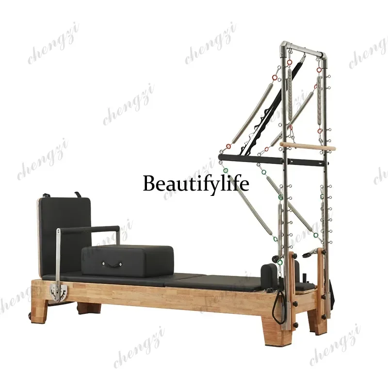 Pilates 2-in-1 3-in-1 Elevated Bidirectional Sliding Core Bed Pilates Equipment Gym Yoga Exercise Core Bed