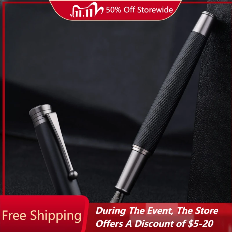 

Ручка перьевая AiSI 008 с наконечником № 6/8 F/M, каллиграфическая ручка, черная школьная и офисная канцелярия, аксессуары для студентов, подарки для гладкого письма