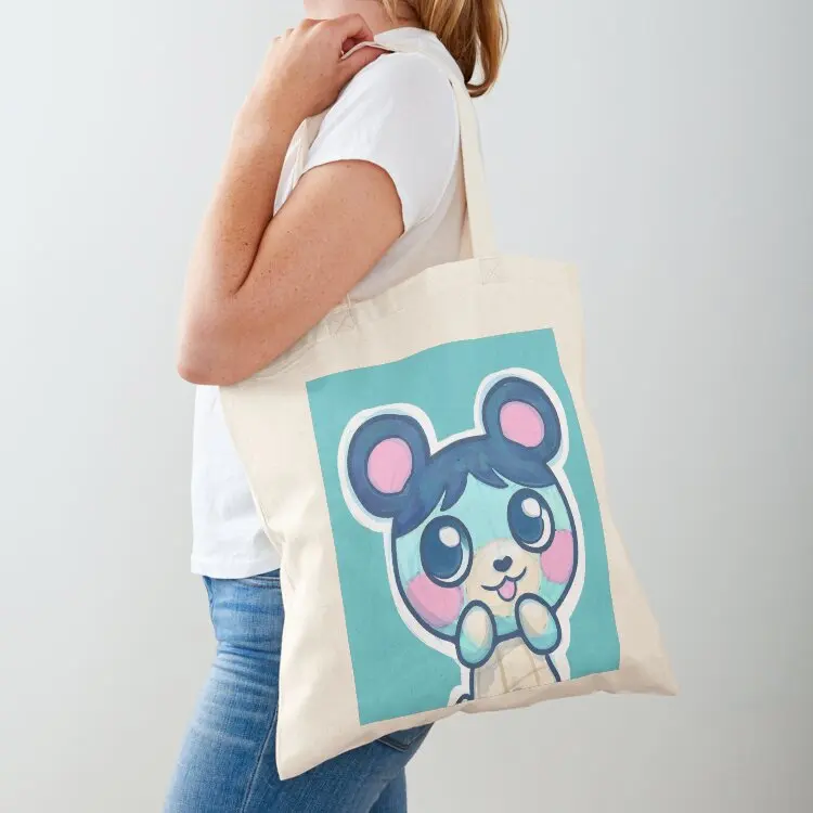 

Blue Bear Tote Bag tote bag custom Canvas Women bags tote bag woman