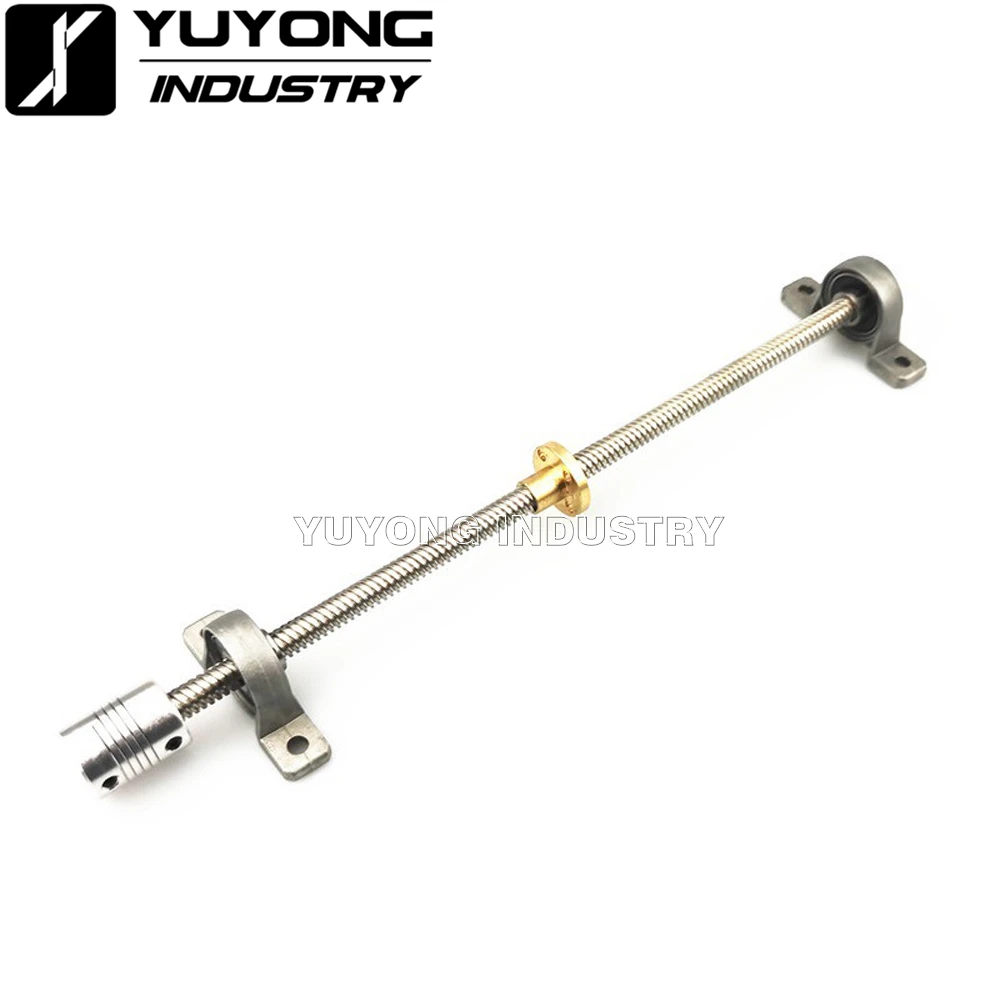 Full kits SS304 Lead screw T8 300mm kits with wrench free