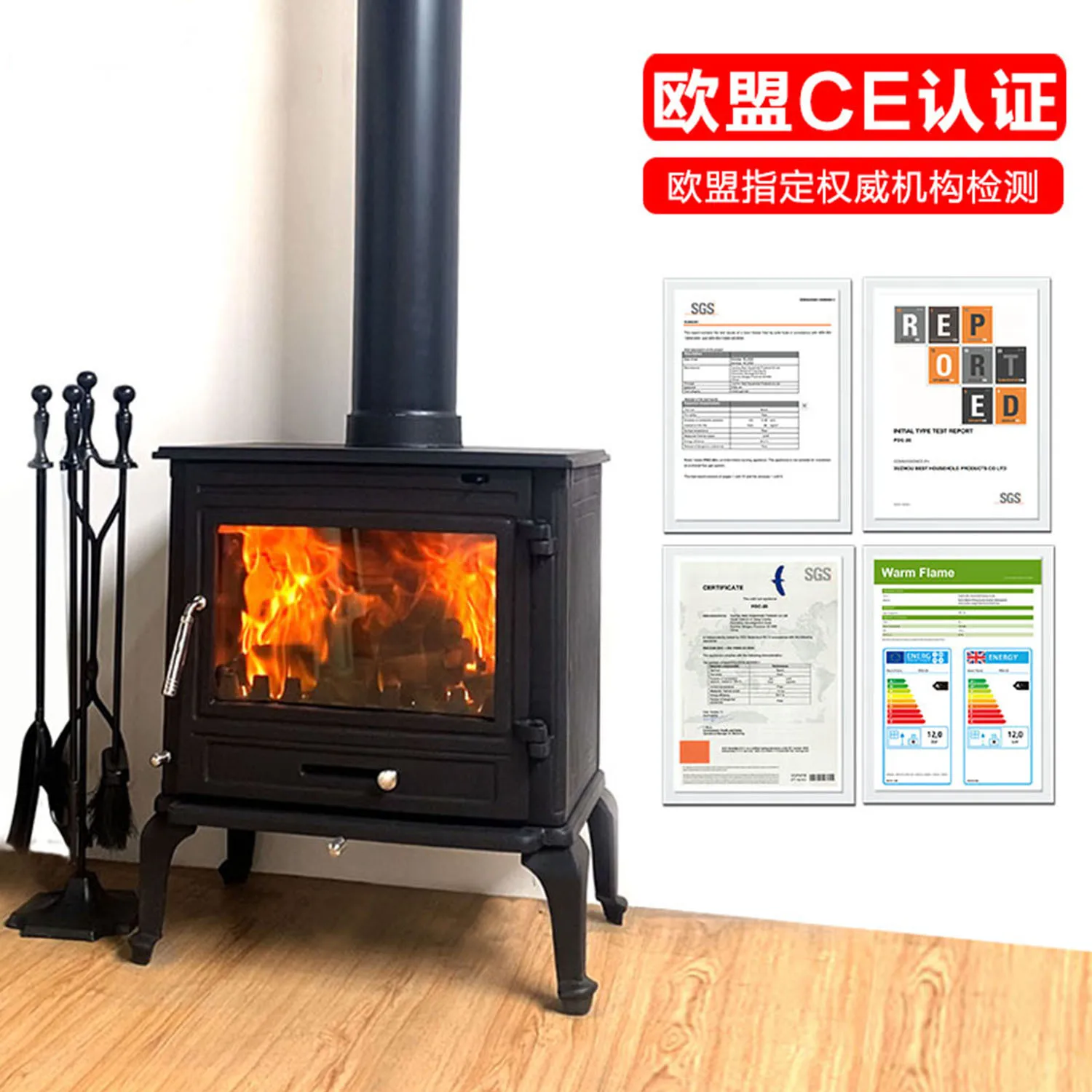 Real fire fireplace directly from the manufacturer Household wood burning heating fireplace Villa B & B European cast