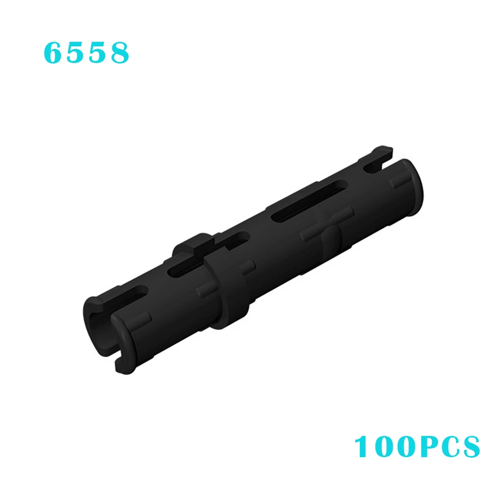 100pcs 6558 Pin 3L with Friction Ridges Bricks Toys For Technical MOC Buildings Blocks Compatible High-Tech DIY Christmas Gifts