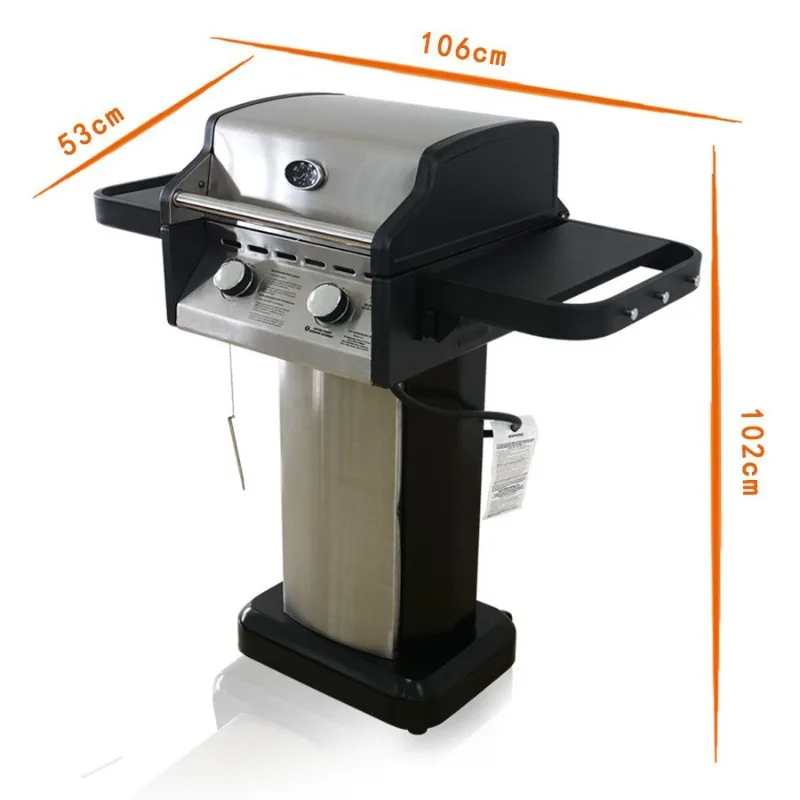 

Gas Grill Thickened Stainless Steel Grill Mobile Outdoor