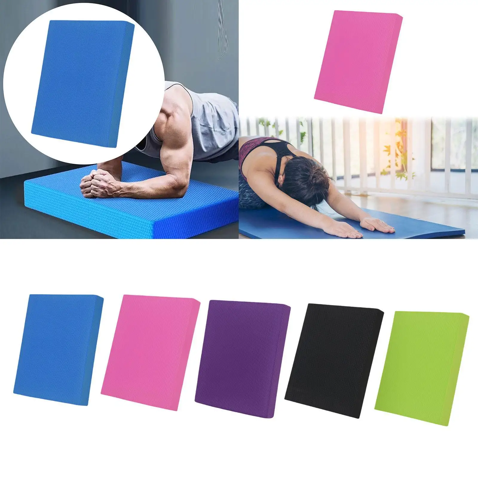 

Yoga Exercise Pad Balance Training Pad for Stability Training Gym Traveling