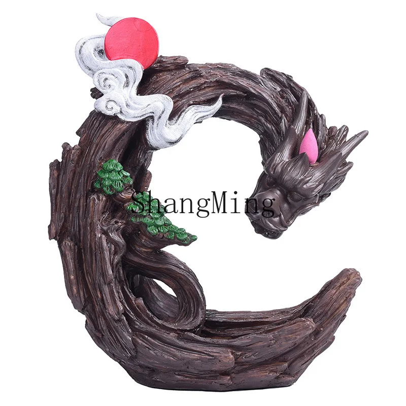 

Аромалампа PYH Alpine с эффектом обратного потока воды, для благовоний из смолы и сандалового дерева, с ароматом дзен и звука рева дракона.