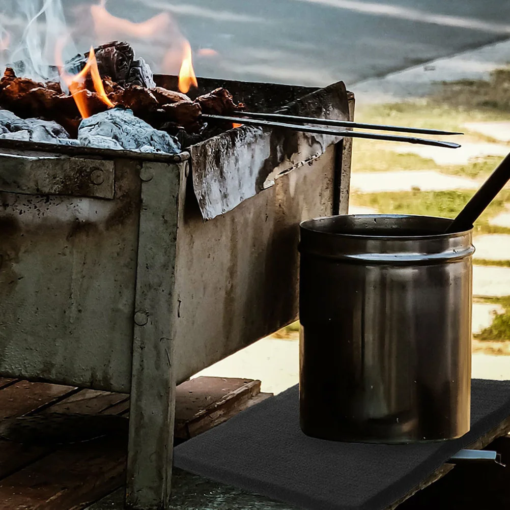 بطانية لحام حصيرة مقاومة للحريق لحام العزل دائم مقاومة للحرارة المحمولة تصميم أنيق التخييم في الهواء الطلق نزهة