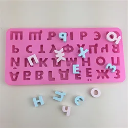 Creative Birthday Cake Russian Letters Handmade Chocolate Silicone Mold Sugar Turning Plaster Drops