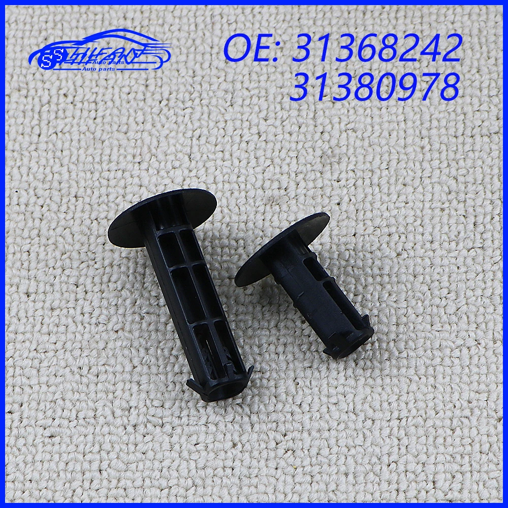 31380978 31368242 Car Engine Cover Clip Short+Long For VOLVO S60 V60 S80 S90 V40 V60 V70 V90 XC60 XC70 XC90