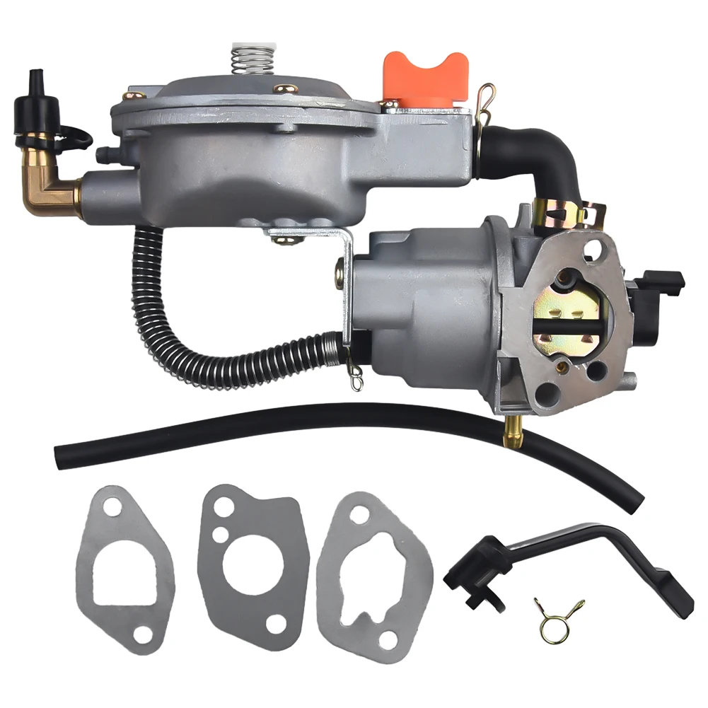 

1set Carburettors For Honda GX160 2KW 168F 2.8KW GX200 170F With Manual Chokes Dual Fuel Carburetor LPG Conversion Kit