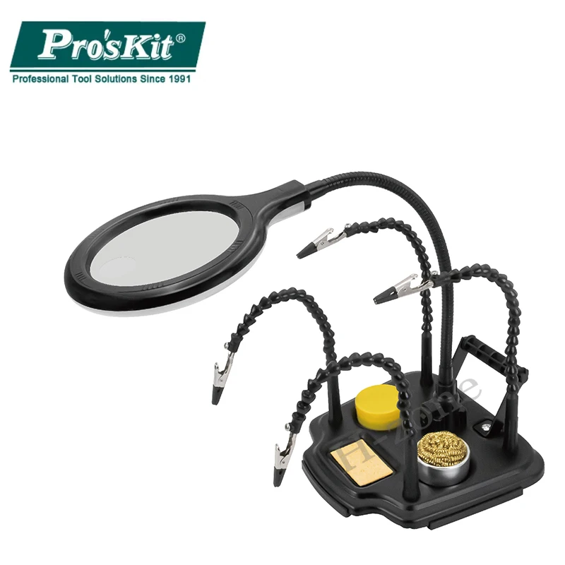 

Proskit SN-396N 7 in 1 Multifunctional Welding Clamp Holder with USB Power Supply SMD Lamp Circuit Board Fixture Repair Tool