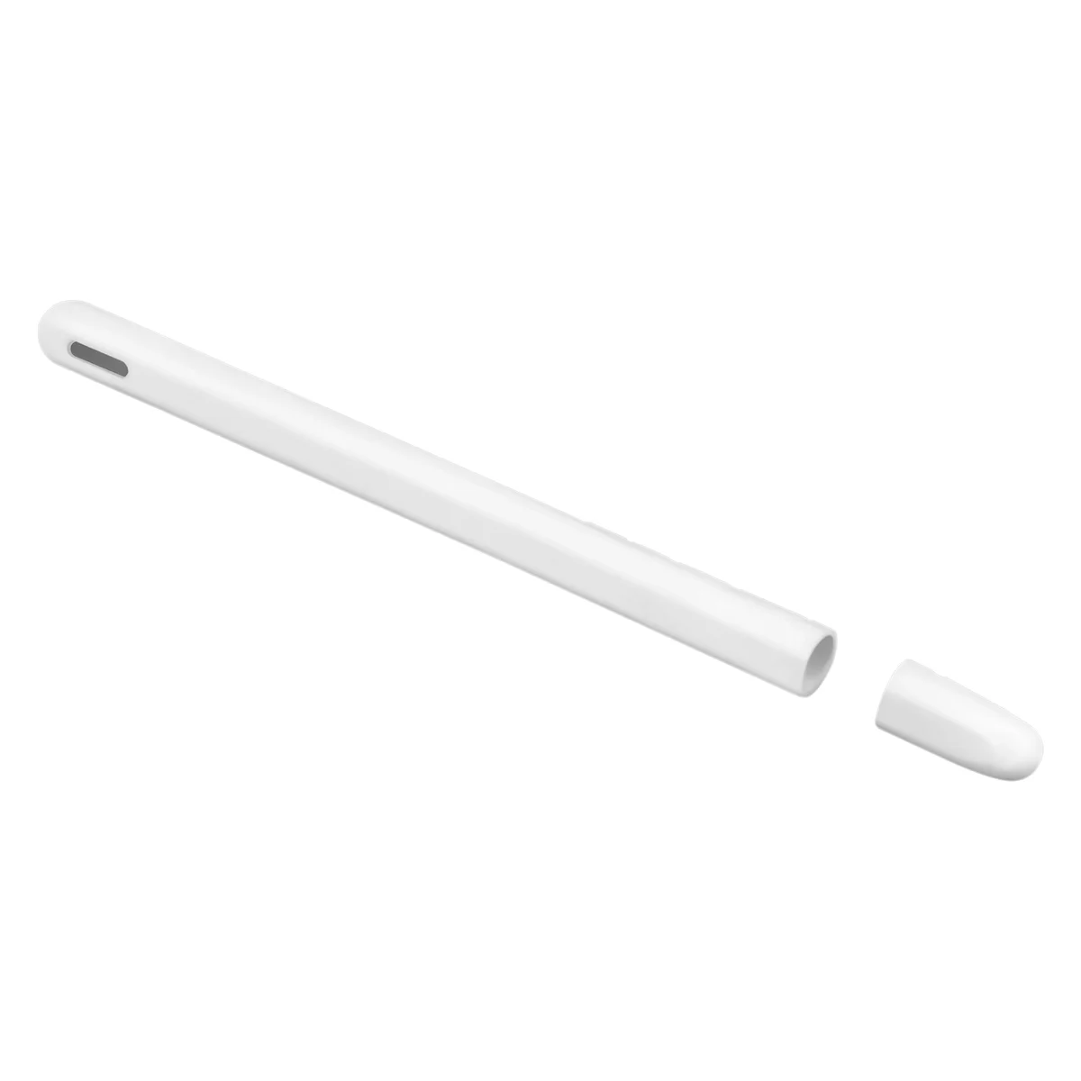 FZFZ Tablet Stylus Pen Capa protetora para lápis 2 casos portátil macio silicone lápis caso acessório branco