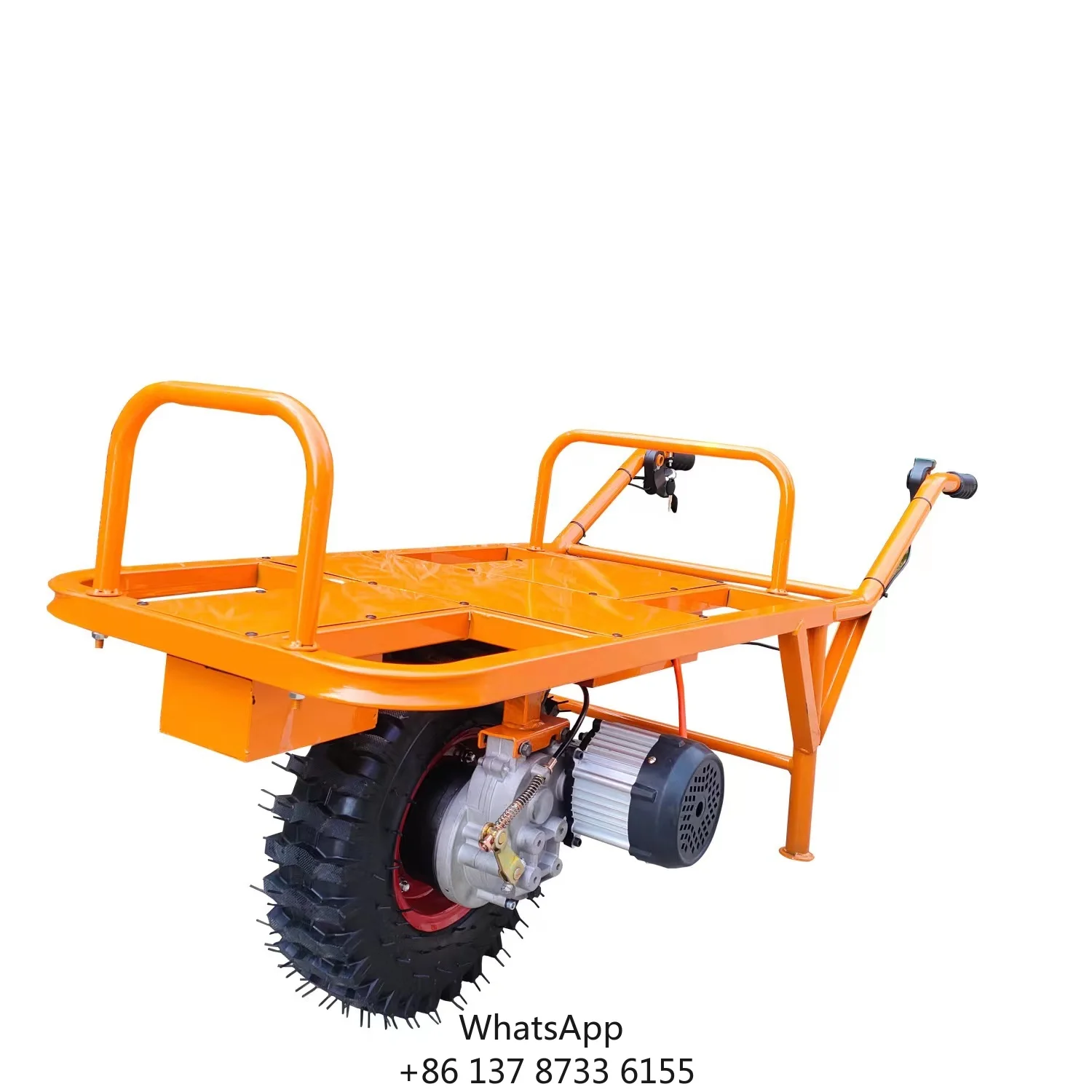 Agricultural Unicycle Electric Charging Trolley Orchard Transport Vehicle Climbing And Hand Cart Electric Handcart