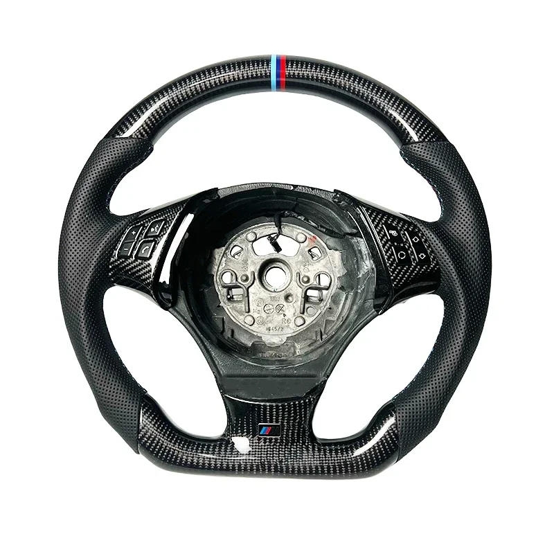 

Carbon Fiber Steering Wheel for BMW E90 E91 E92 E93 Carbon Fiber Leather Steering Wheel